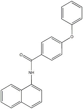 N-(1-naphthyl)-4-phenoxybenzamide Struktur