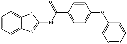 N-(1,3-benzothiazol-2-yl)-4-phenoxybenzamide Struktur