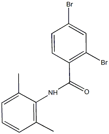 2,4-dibromo-N-(2,6-dimethylphenyl)benzamide Struktur