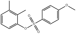 2,3-dimethylphenyl4-methoxybenzenesulfonate Struktur