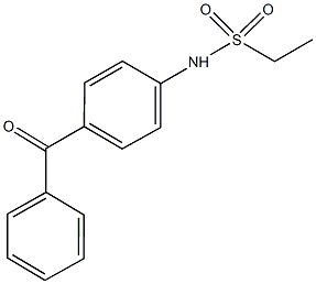 N-(4-benzoylphenyl)ethanesulfonamide Struktur