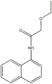 2-ethoxy-N-(1-naphthyl)acetamide Struktur