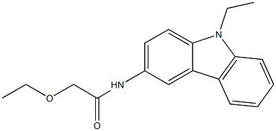 2-ethoxy-N-(9-ethyl-9H-carbazol-3-yl)acetamide Struktur