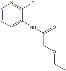 N-(2-chloro-3-pyridinyl)-2-ethoxyacetamide Struktur