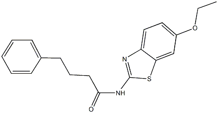 N-(6-ethoxy-1,3-benzothiazol-2-yl)-4-phenylbutanamide Struktur