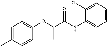 N-(2-chlorophenyl)-2-(4-methylphenoxy)propanamide Struktur