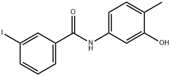 N-(3-hydroxy-4-methylphenyl)-3-iodobenzamide Struktur