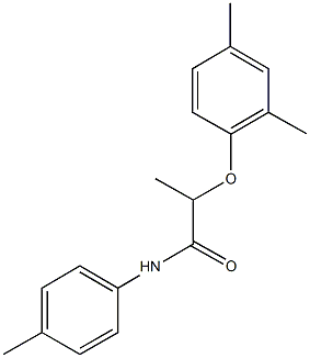 2-(2,4-dimethylphenoxy)-N-(4-methylphenyl)propanamide Struktur