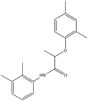 2-(2,4-dimethylphenoxy)-N-(2,3-dimethylphenyl)propanamide Struktur