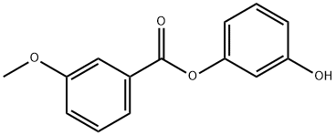 3-hydroxyphenyl 3-methoxybenzoate Struktur