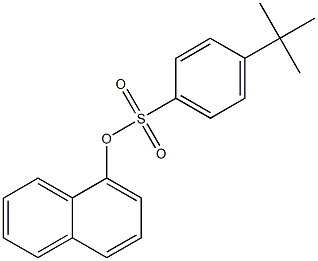 1-naphthyl 4-tert-butylbenzenesulfonate Struktur