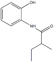 N-(2-hydroxyphenyl)-2-methylbutanamide Struktur