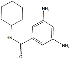 3,5-diamino-N-cyclohexylbenzamide Struktur