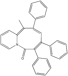 11-methyl-7,8,10-triphenyl-6H-pyrido[1,2-a]azocin-6-one Struktur