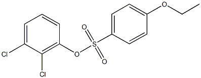 2,3-dichlorophenyl 4-ethoxybenzenesulfonate Struktur