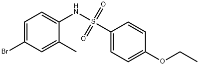 N-(4-bromo-2-methylphenyl)-4-ethoxybenzenesulfonamide Struktur