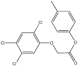 4-methylphenyl (2,4,5-trichlorophenoxy)acetate Struktur