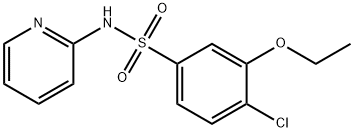 4-chloro-3-ethoxy-N-(2-pyridinyl)benzenesulfonamide Struktur