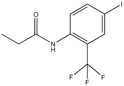 N-[4-iodo-2-(trifluoromethyl)phenyl]propanamide Struktur