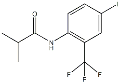 N-[4-iodo-2-(trifluoromethyl)phenyl]-2-methylpropanamide Struktur