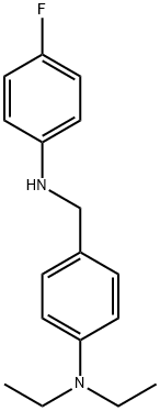 N-[4-(diethylamino)benzyl]-N-(4-fluorophenyl)amine Struktur