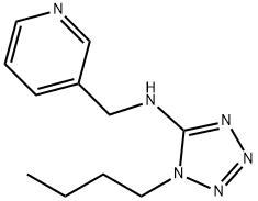 N-(1-butyl-1H-tetraazol-5-yl)-N-(3-pyridinylmethyl)amine Struktur