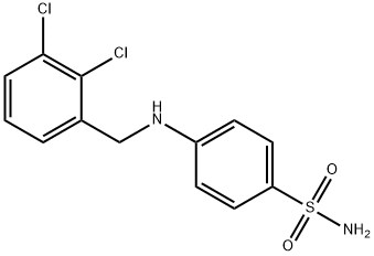 4-[(2,3-dichlorobenzyl)amino]benzenesulfonamide Struktur