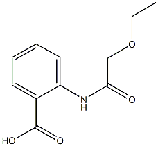 2-[(ethoxyacetyl)amino]benzoic acid Struktur