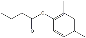 2,4-dimethylphenyl butyrate Struktur