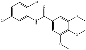 N-(5-chloro-2-hydroxyphenyl)-3,4,5-trimethoxybenzamide Struktur