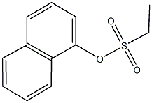 1-naphthyl ethanesulfonate Struktur