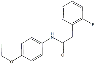 N-(4-ethoxyphenyl)-2-(2-fluorophenyl)acetamide Struktur