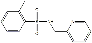 2-methyl-N-(2-pyridinylmethyl)benzenesulfonamide Struktur