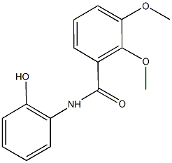 N-(2-hydroxyphenyl)-2,3-dimethoxybenzamide Struktur