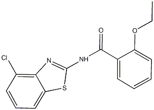 N-(4-chloro-1,3-benzothiazol-2-yl)-2-ethoxybenzamide Struktur