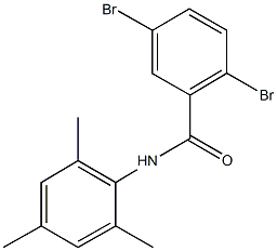 2,5-dibromo-N-mesitylbenzamide Struktur