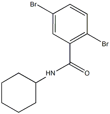 2,5-dibromo-N-cyclohexylbenzamide Struktur