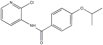 N-(2-chloro-3-pyridinyl)-4-isopropoxybenzamide Struktur