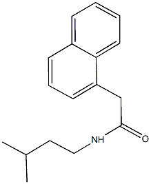 N-isopentyl-2-(1-naphthyl)acetamide Struktur