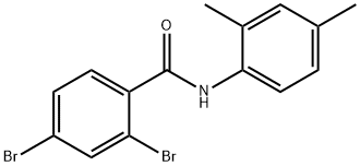 2,4-dibromo-N-(2,4-dimethylphenyl)benzamide Struktur