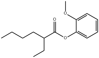 2-methoxyphenyl 2-ethylhexanoate Struktur