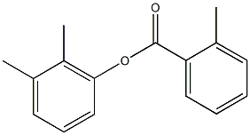 2,3-dimethylphenyl 2-methylbenzoate Struktur