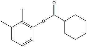 2,3-dimethylphenyl cyclohexanecarboxylate Struktur