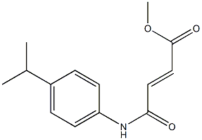 methyl 4-(4-isopropylanilino)-4-oxo-2-butenoate Struktur