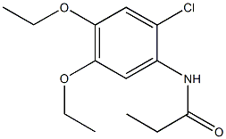 N-(2-chloro-4,5-diethoxyphenyl)propanamide Struktur