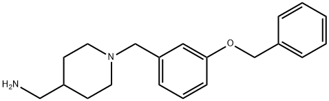 N-[3-(benzyloxy)benzyl]-N-(4-piperidinylmethyl)amine Struktur