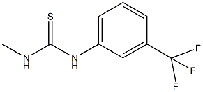 N-methyl-N'-[3-(trifluoromethyl)phenyl]thiourea Struktur