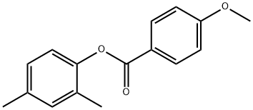 2,4-dimethylphenyl 4-methoxybenzoate Struktur