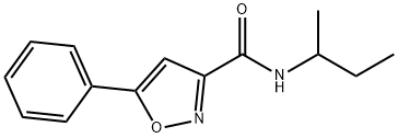 N-(sec-butyl)-5-phenyl-3-isoxazolecarboxamide Struktur