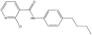 N-(4-butylphenyl)-2-chloronicotinamide Struktur